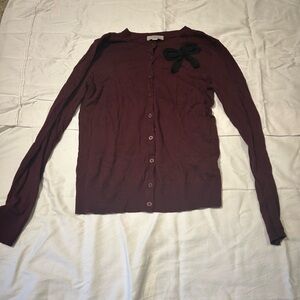 Like new Maroon small sweater with buttons